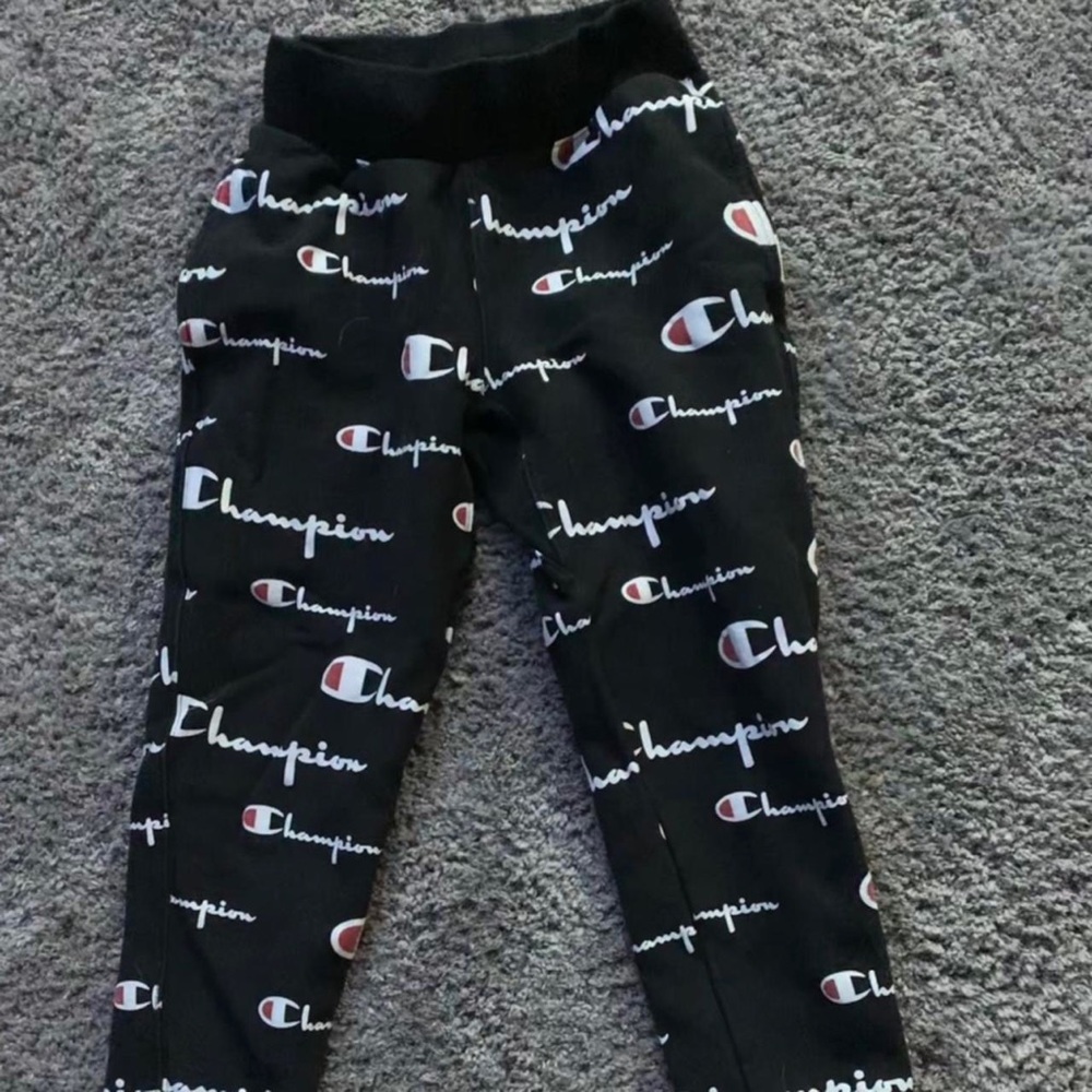 Black champion sweatpants/joggers